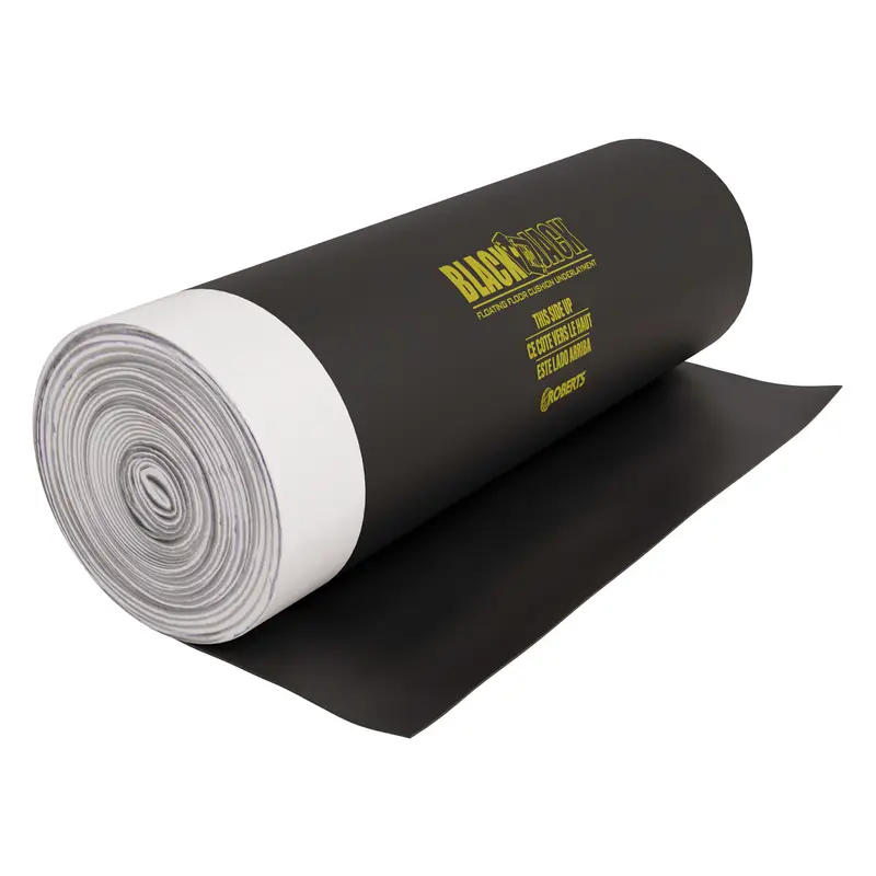 Roberts - Black Jack Underlayment - 600 sq. ft. Roll - 43" x 167.5' x 2.5 mm