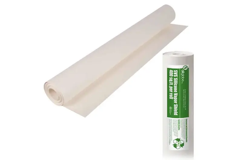 Allglobe - Silicone Moisture Barrier 400 sq. ft. 31.5" x 152.5 ft. x 6 mil Underlayment for Solid & Engineered Wood Floors & LVP