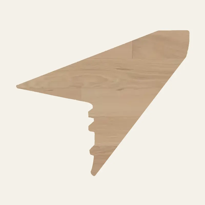 Goodfellow Engineered Hardwood Ocean Falls Cathedral Overlap Stair Nose 92"