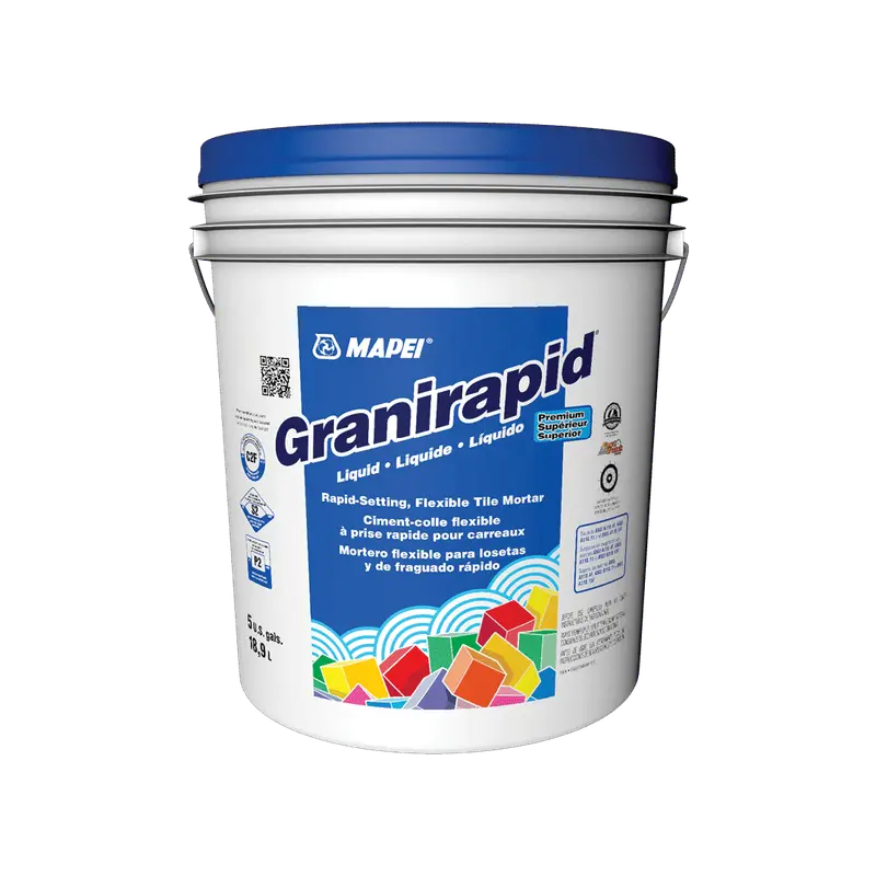 Mapei - Granirapid Two-Component Flexible Tile Mortar, Liquid - 18.9 L