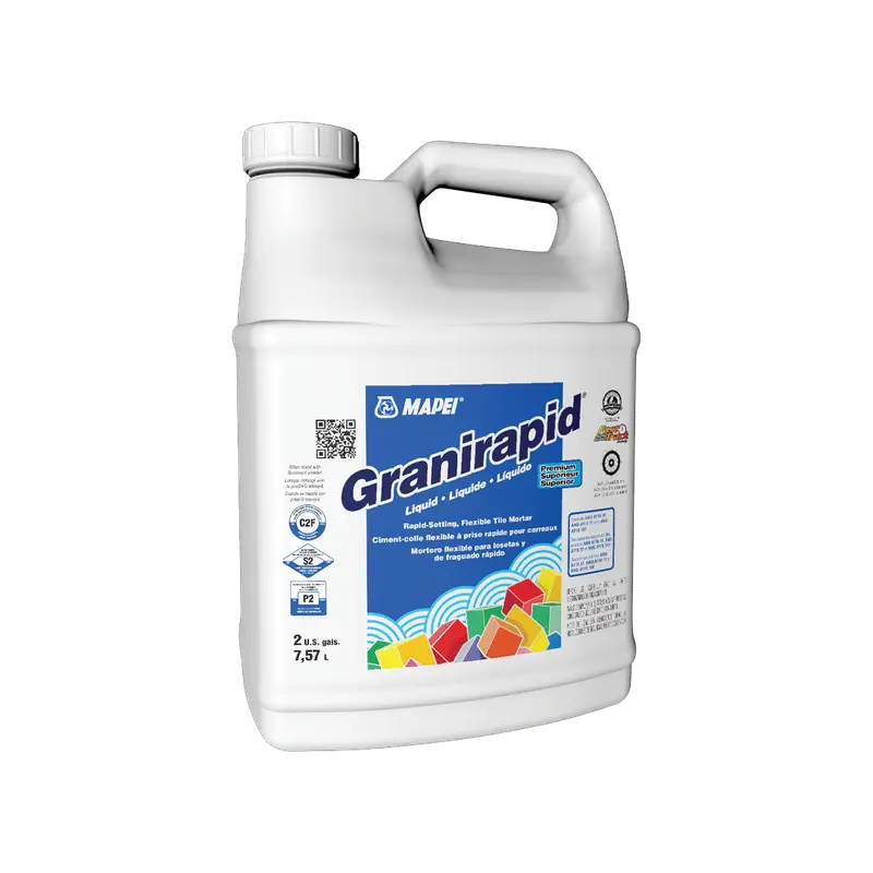 Mapei - Granirapid Two-Component Flexible Tile Mortar, Liquid - 7.57 L