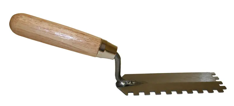 Barwalt Square-Notched Margin Trowel 1/4" x 1/4"