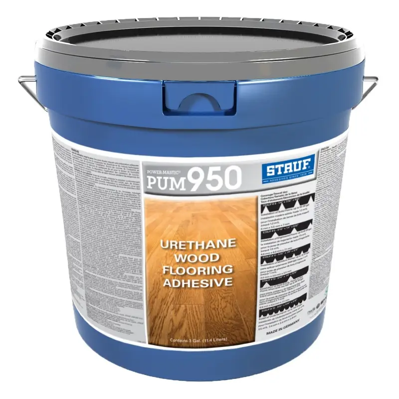 Goodfellow Wood Flooring Adhesive Stauf PUM-950 Power-Mastic Urethane-Based 3 gal