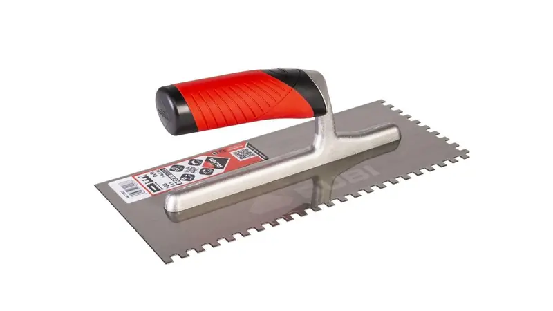 Rubi - Square Notched Trowel RubiFlex 11" Steel 1/4" x 1/4"