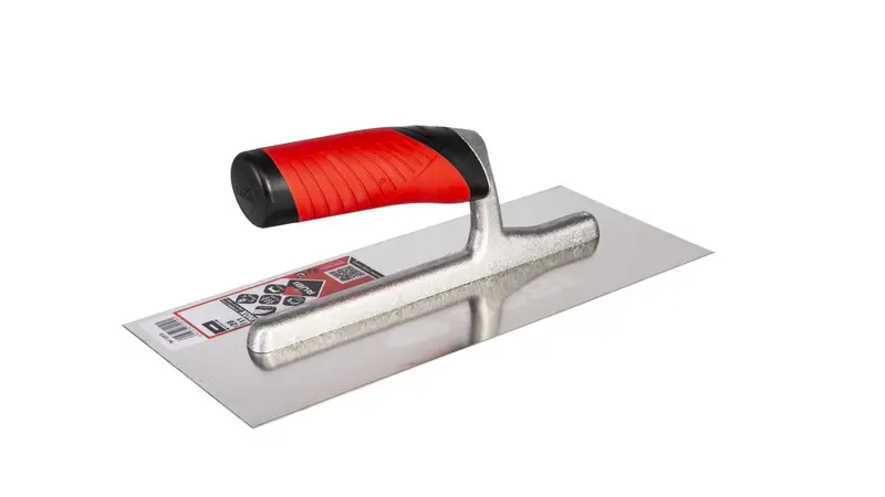 Rubi Finishing Trowel 11" Stainless Steel with Open Rubiflex Handle