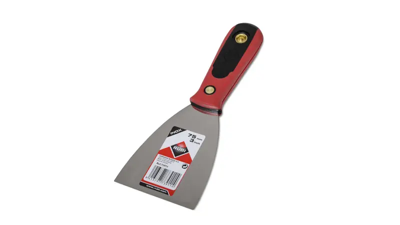 Rubi Paint Spatulas Stainless Steel with Rubiflex Handle 3"