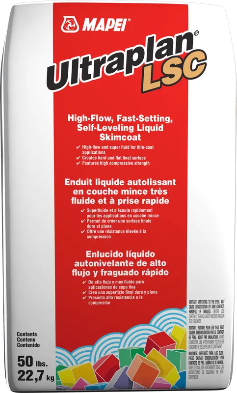 Mapei - Ultraplan LSC High-Flow Fast-Setting Self-Leveling Liquid Skimcoat - 50 lb