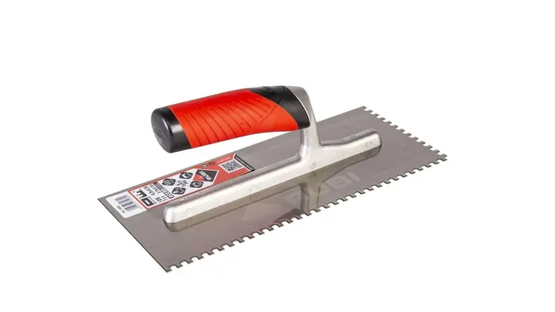 Rubi - Square Notched Trowel RubiFlex 11" Steel 3/16" x 3/16"