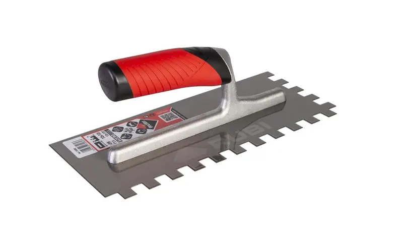 Rubi - Square Notched Trowel RubiFlex 11" Steel 1/2" x 1/2"
