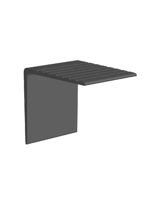 Core Flooring - Square Vinyl Stair Nose #44 Golden Beech - 1-1/16" (42.9 mm) x 1-1/2" x 12'