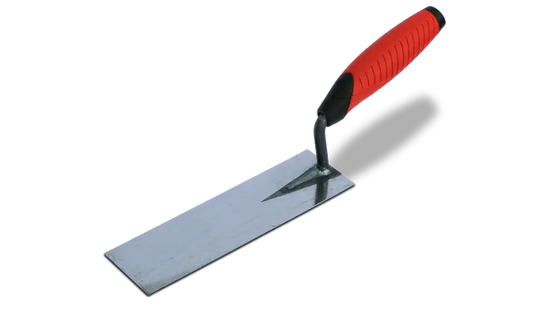 Rubi - Brick Trowel PFP33 Steel with Bi-Material Rubiflex Handle 6-3/4" x 2"