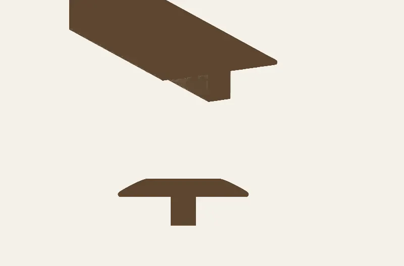 Beaulieu Laminate Flooring Atomic Chromium T-Molding 94"