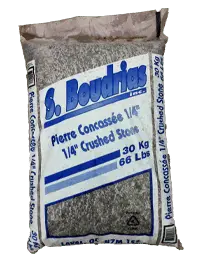 S. Boudrias - 1/4" Crushed Cleaned Stone 30kg