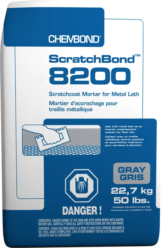 Chembond - ScratchBond 8200 Scratchcoat Mortar for Metal Lath - 50 lb
