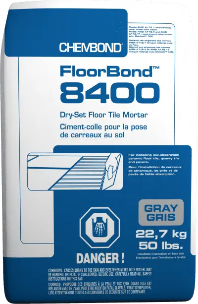 Chembond - FloorBond 8400 Dry-Set Floor Tile Mortar - 50 lb