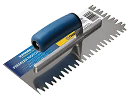 Custom Building Products - Premium Notch Trowel SuperiorBilt 1/4" x 1/4" x 1/4"