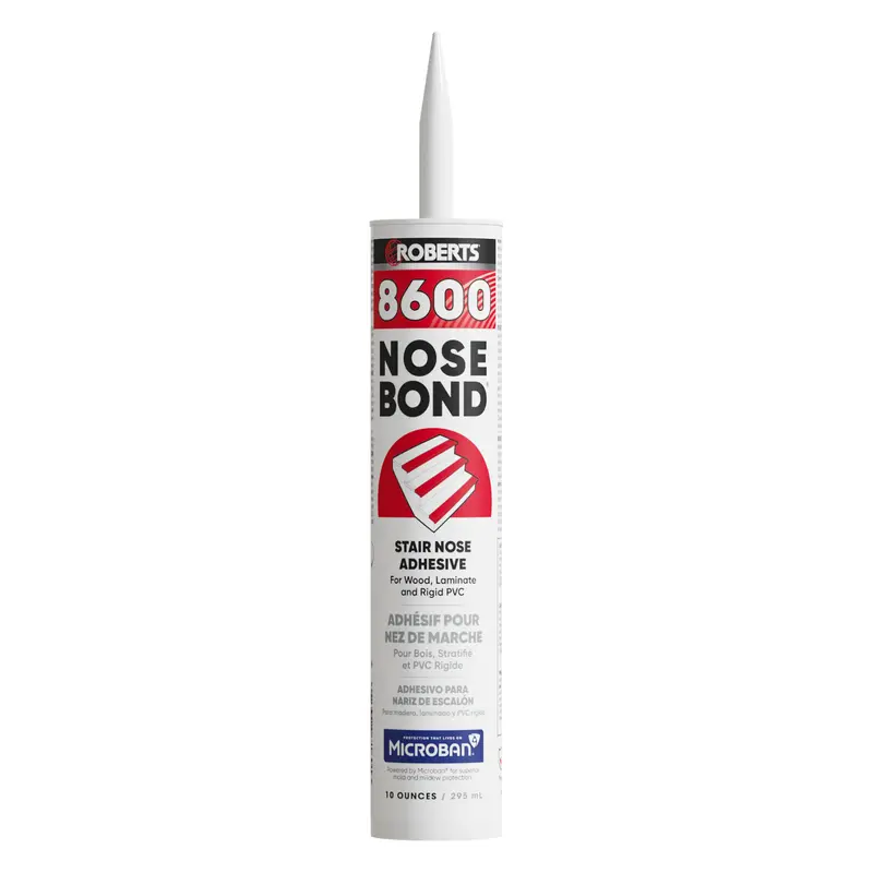 Roberts - NOSE BOND Stair Nose Adhesive for Wood, Laminate, and Rigid PVC