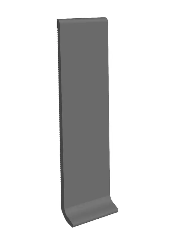 Core Flooring - Coved Wall Base #1 Black 1/8" x 6-1/2" x 100'