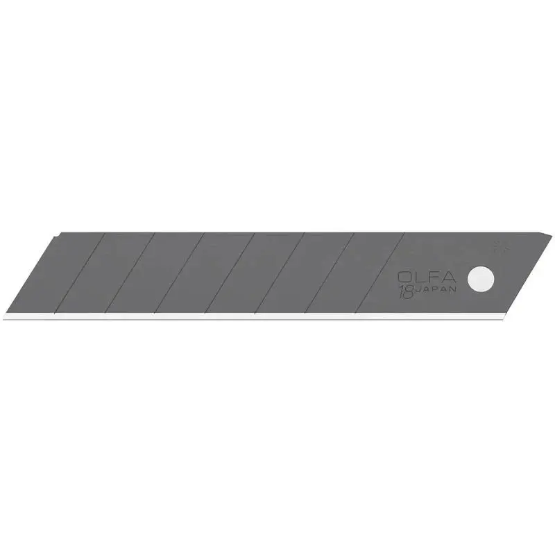 Olfa - Utility Blade Heavy-Duty Snap-Off Black 18 mm (Pack of 10)