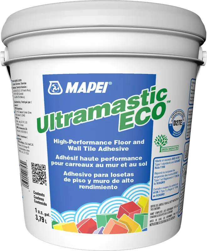 Mapei - Ultramastic ECO High-Performance Floor & Wall Tile Adhesive - 3.79 L
