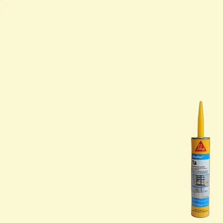 Sika - Elastomeric Joint Sealant Adhesive Sikaflex-1A Colonial White Saussage of 600 ml (Pack of 20)