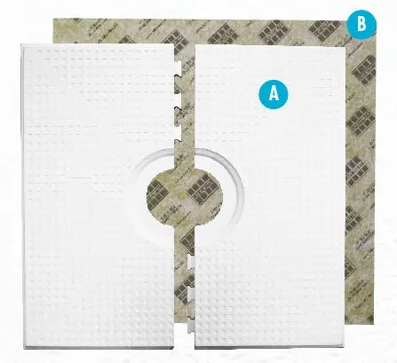 Laticrete Hydro Ban Shower Pan with Center Drain 32" x 60"