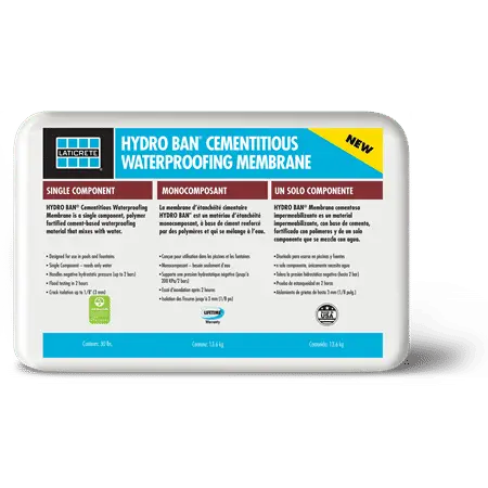 Laticrete - Hydro Ban Cementitious Waterproofing Membrane 30 lb