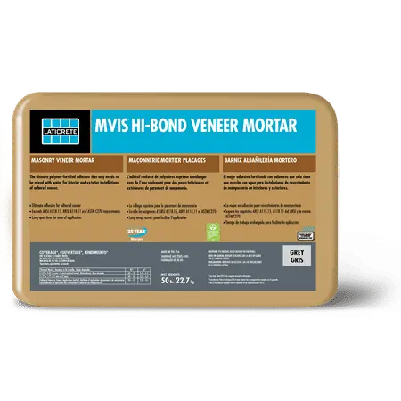 Laticrete - MVIS Hi-Bond Veneer Mortar Grey 50 lb