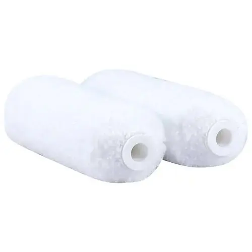 Richard - Mini Paint Roller Ultra Touch Micro Fiber White 4" (Pack of 2)