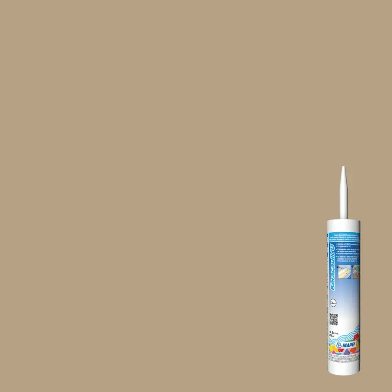 Mapei - Keracaulk U Unsanded Siliconized Acrylic Caulk #5044 Pale Umber 311 mL
