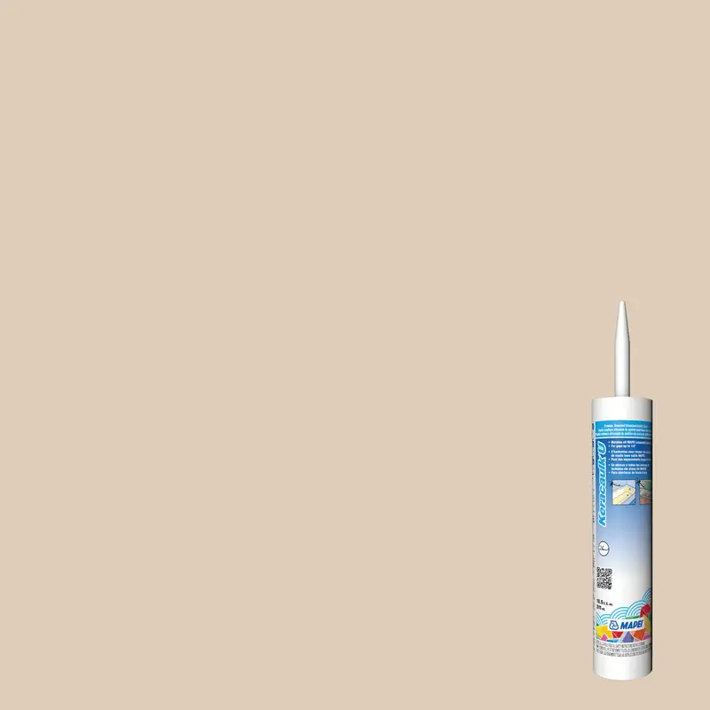Mapei - Keracaulk U Unsanded Siliconized Acrylic Caulk #5049 Light Almond 311 mL