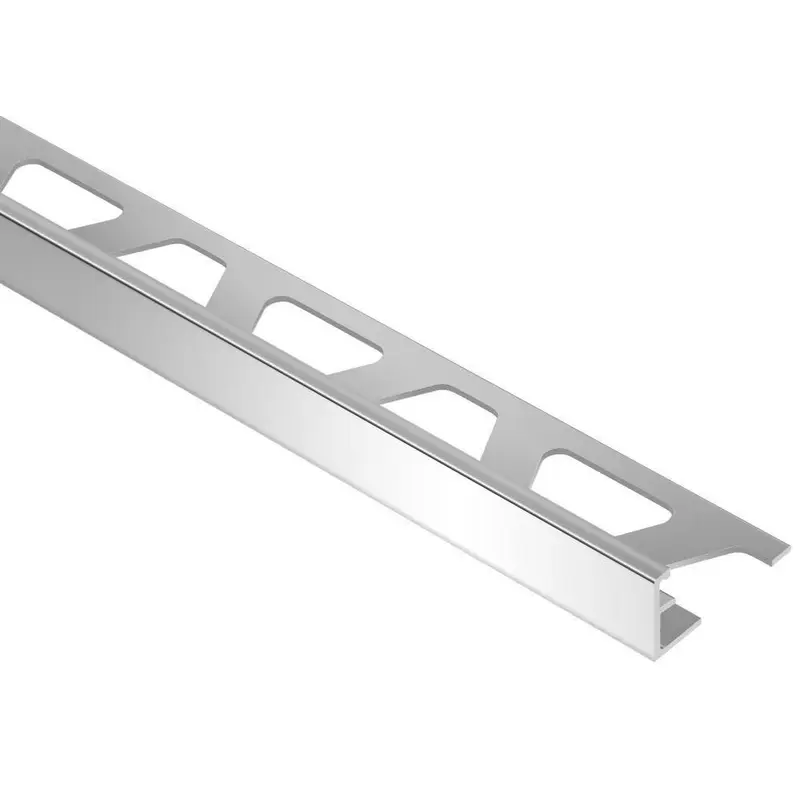 Schluter SCHIENE Floor Edge Profile with Minimum Reveal Aluminum 9/32" (7 mm) x 8' 2-1/2"