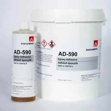 Centura Epoxy Adhesive AD-590 Two-Part Reactive Epoxy Adhesive 3.56 L