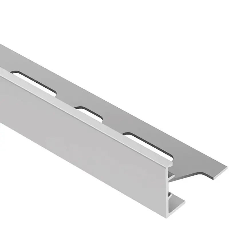 Schluter - SCHIENE Floor/Wall Edge Trim Anodized Aluminum Matte 5/8" (16 mm) x 8' 2-1/2"