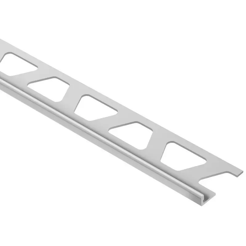 Schluter - SCHIENE Floor/Wall Edge Trim Anodized Aluminum Matte 1/8" (3 mm) x 8' 2-1/2"