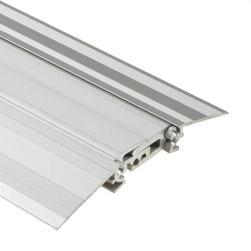 Schluter - DILEX-BTS Retrofit Heavy-Duty Expansion Joint Profile with Telescopic Center - Aluminum Anodized Matte 3/8" (10 mm) x 8' 2-1/2"
