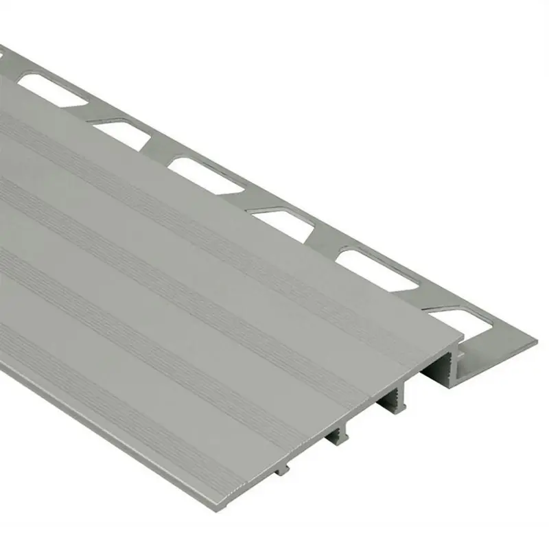 Schluter - RENO-RAMP Wide Reducer Profile - Aluminum Anodized Matte 2" x 8' 2-1/2" x 1/4" (6 mm)