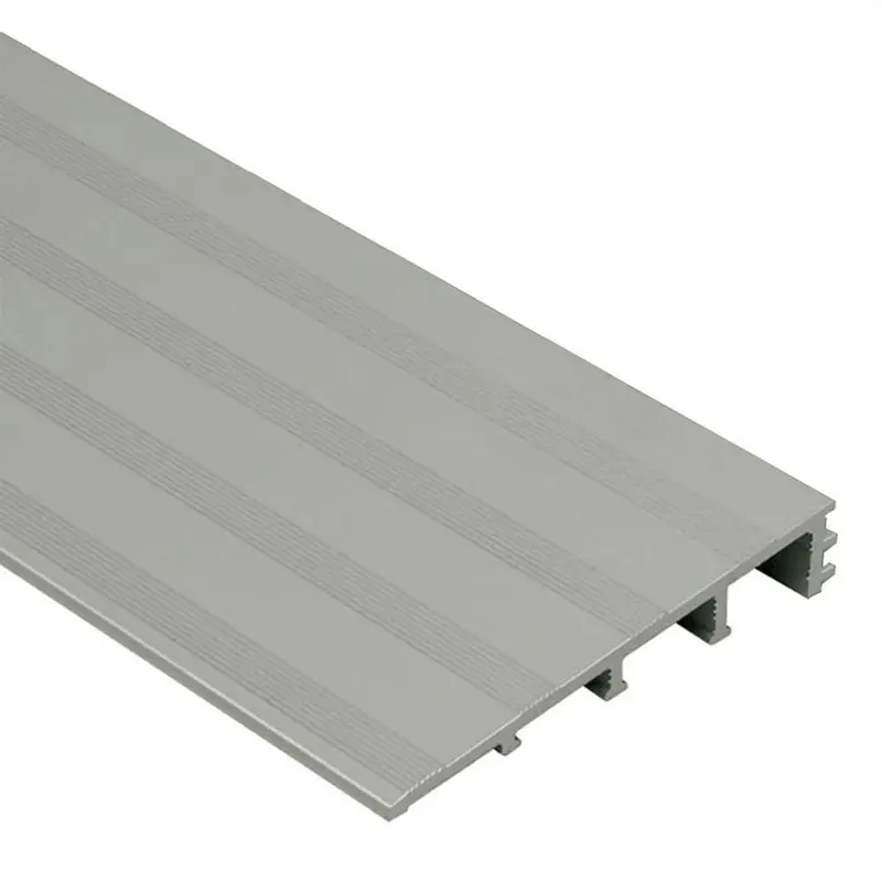 Schluter - RENO-RAMP-K Retrofit Wide Reducer Profile - Aluminum Anodized Matte 2-1/2" x 8' 2-1/2" x 1/2" (12.5 mm)