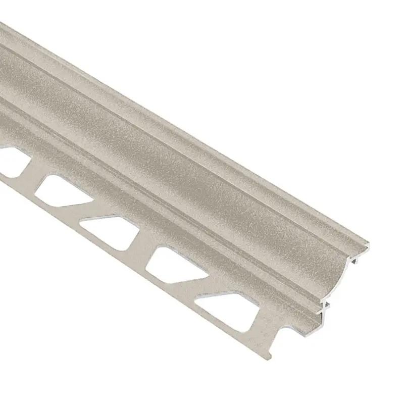 Schluter - DILEX-AHK Cove-Shaped Profile with 3/8" (10 mm) Radius - Aluminum Cream 3/8" x 8' 2-1/2"