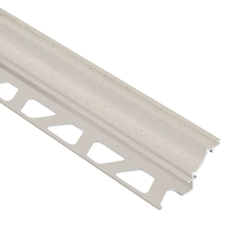 Schluter DILEX-AHK Cove-Shaped Profile with 3/8" Radius Aluminum Ivory 1/2" (12.5 mm) x 8' 2-1/2"