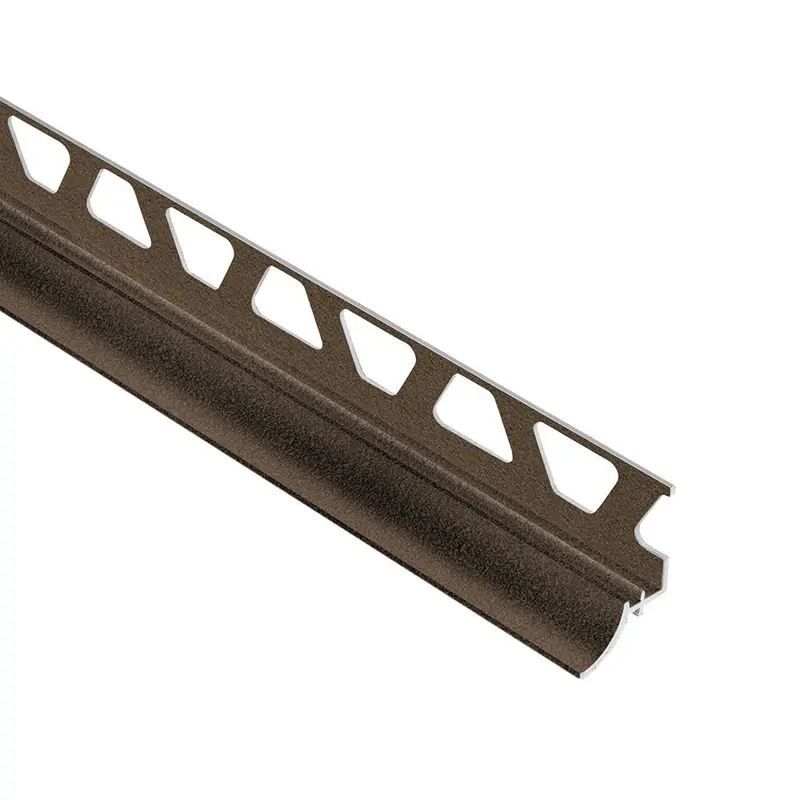 Schluter - DILEX-AHKA Cove-Shaped Profile with 3/8" (10 mm) Radius - Aluminum Bronze 3/8" x 8' 2-1/2"