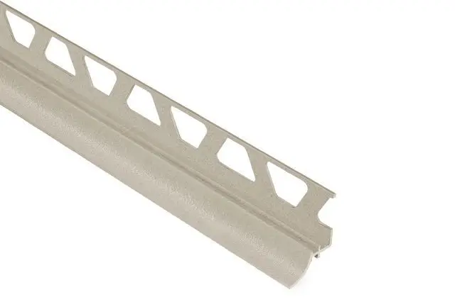 Schluter DILEX-AHKA Cove-Shaped Profile with 3/8" Radius Anodized Aluminum Cream 1/2" (12.5 mm) x 8' 2-1/2"