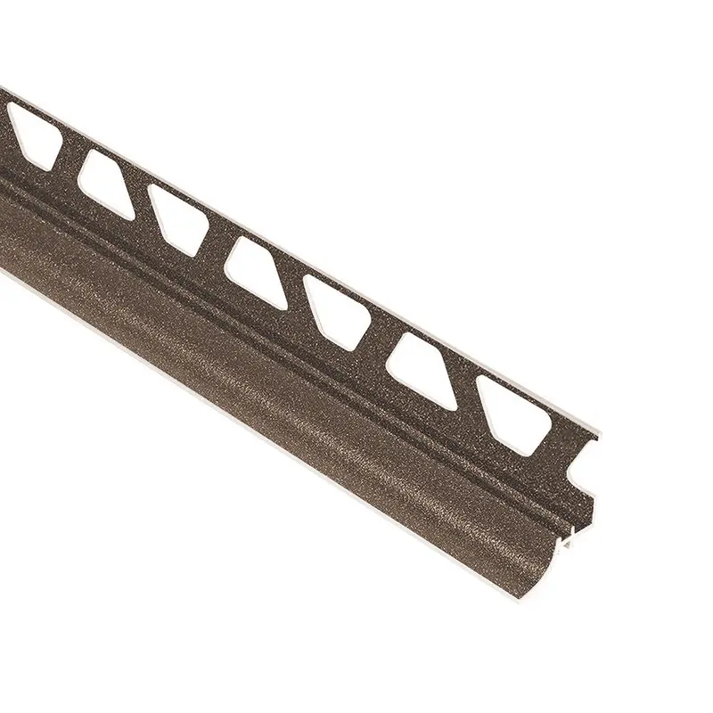 Schluter DILEX-AHKA Cove-Shaped Profile with 3/8" Radius Anodized Aluminum Light Anthracite 5/16" (8 mm) x 8' 2-1/2"
