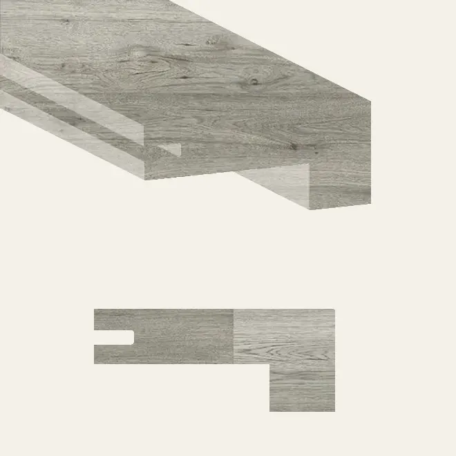 Richmond Laminate Laminate Flooring Aquasure Chic Guildwood Flush Square Stair Nose 47"
