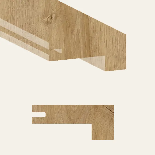 Richmond Laminate Laminate Flooring Aquasure Premium Cordoba Flush Square Stair Nose 47"
