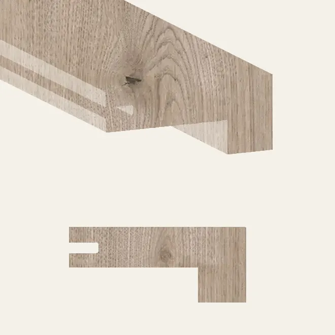 Richmond Laminate Laminate Flooring Aquasure Premium Windsor Tan Flush Square Stair Nose 47"