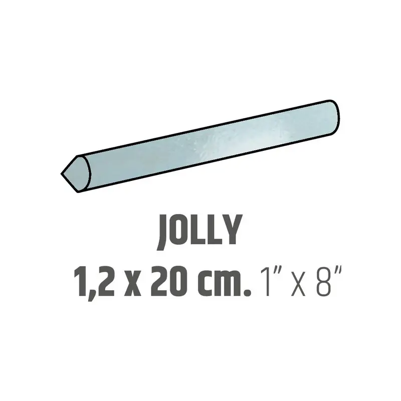 Centura Ceramic Wall Molding Jolly Artisan Aqua Glossy 1" x 8"