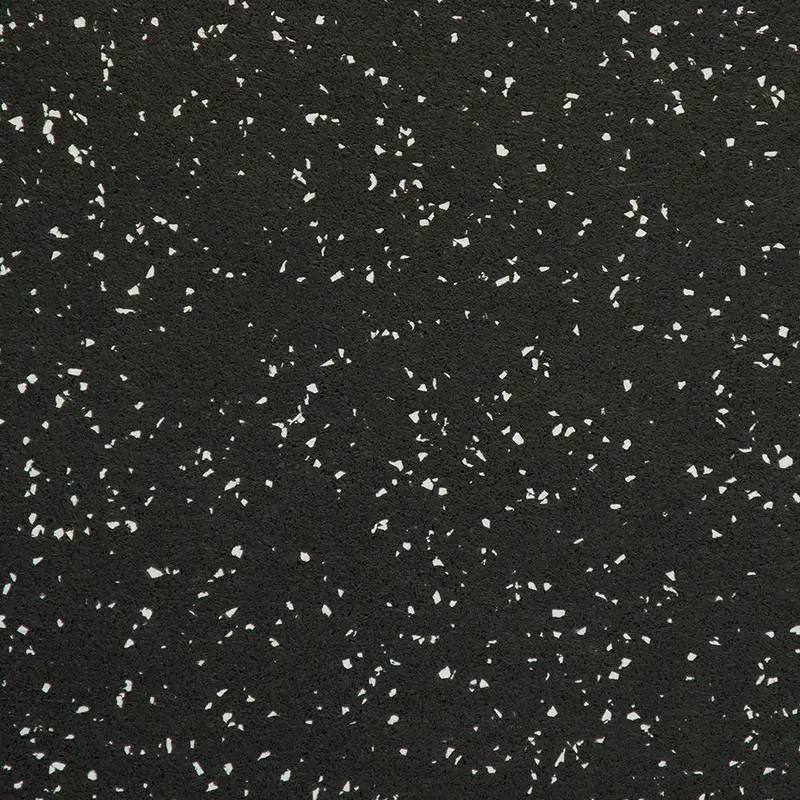 ROPPE Rubber Tiles Recoil Interlock #131 Bisque 15% Chips 34-1/4" x 34-1/4" - 12.5 mm