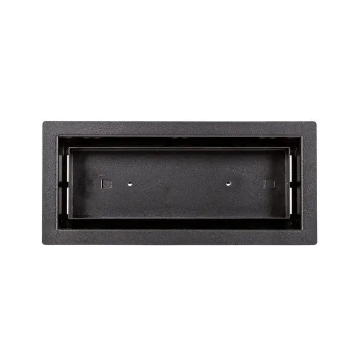 Fittes - Framed Floor Vent OG Matte Black 6" x 14"