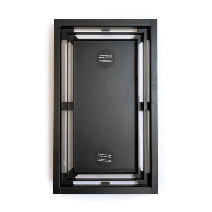 Fittes - Air Return Floor Vent OG Matte Black 8" x 30"